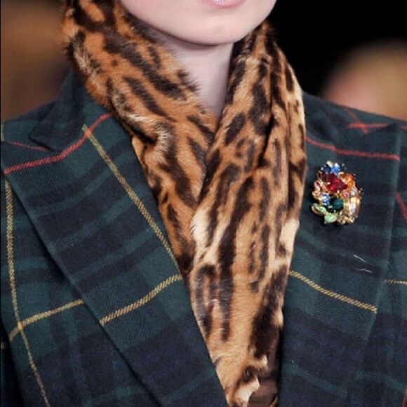 Ralph Lauren * Fall 2012 Runway Collection Stewart Tartan Plaid Diane Blazer - Picture 10 of 16